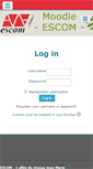 Mobile Screenshot of moodle.escom.fr