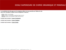 Tablet Screenshot of planning.escom.fr